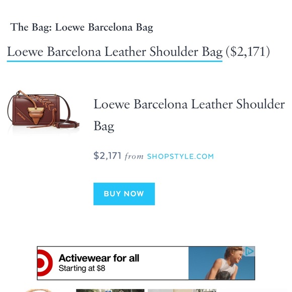 Loewe Barcelona Leather Shoulder bag - Picture 12 of 12